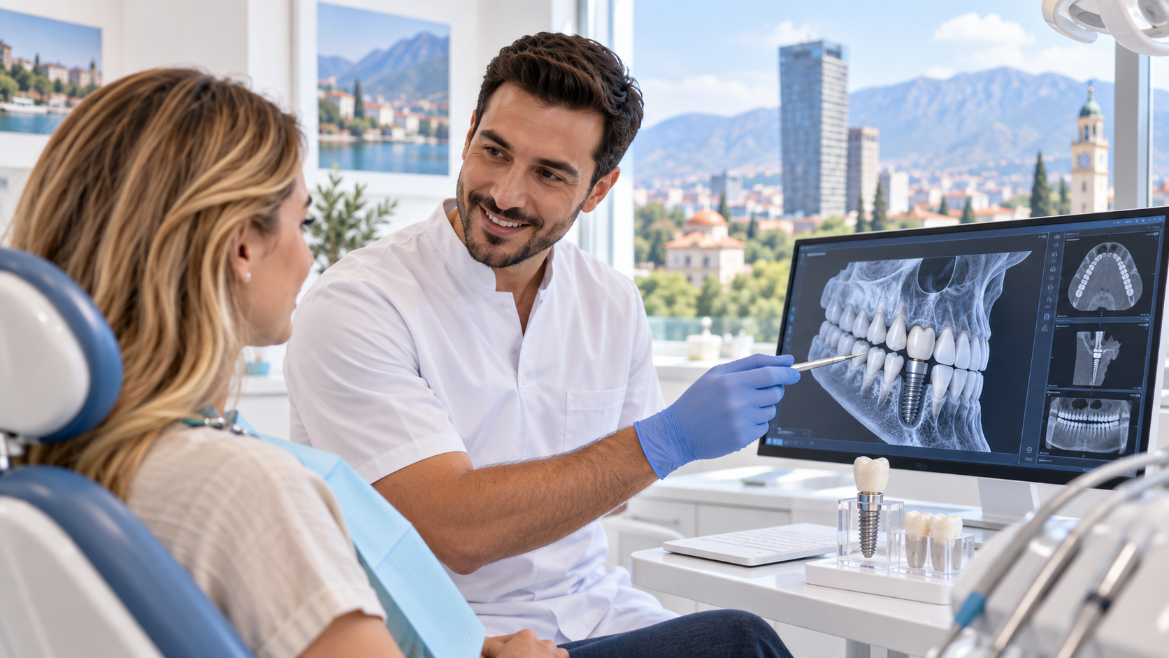 Dental implants in Albania for international patients at ICE ALB Smiles